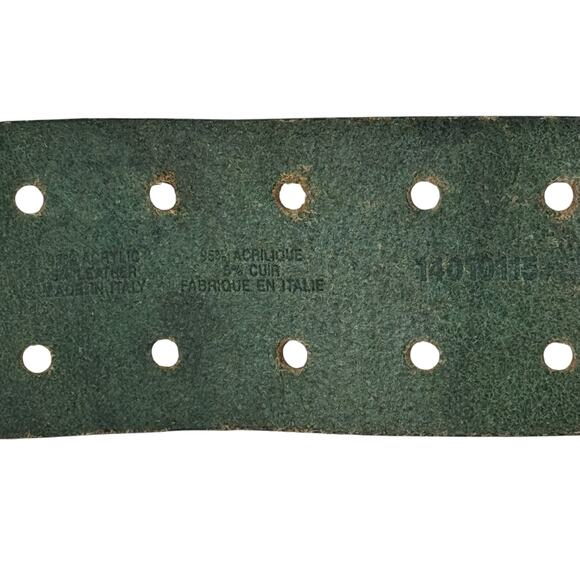 Club Monaco Women’s Wide Preppy Belt OS Green Italy Streetwear Skater Sporty main image 4